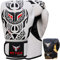 Mytra Fusion Boxing Gloves – Kickboxing Gloves for Men & Women MMA Muay Thai Training Workout Punching Gloves (White, 10-oz)