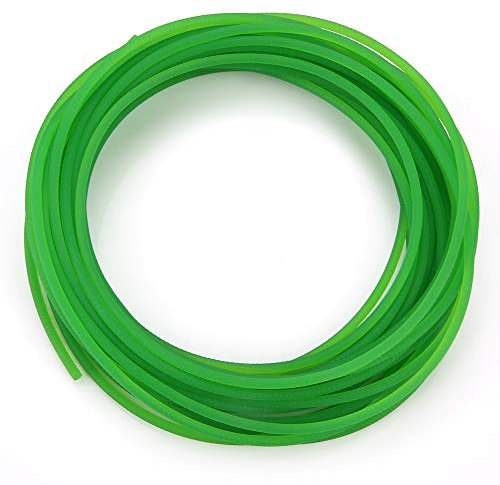 Akozon Polyurethan Rundriemen, Grüne Rauhe Oberfläche PU Polyurethan Rundriemen für die Antriebsübertragung(3mm*10m)