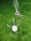 Edelstahl Vogel/Garten Skulptur 1m Granitvogel V2A