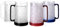 Easicozi Lot de 4 tasses à glace en gel double paroi (blanc, noir, rouge et bleu)