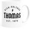Moonworks® Tasse Geschenk Geburtstag personalisierbar Schriftzug High Voltage anpassbarer Name und Geburtsjahr Kaffeetasse weiß Keramik-Tasse
