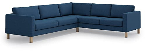 TLYESD Karlstad Bezug Ersatz für IKEA Karlstad Sofabezug, Karlstad Ecksofabezug, nur Karlstad Couchbezug, Marineblau