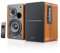 EMNT Edifier R1280Ts Powered Bookshelf Speakers - 2.0 Stereo Active Near Field Monitors - Studio Monitor Speaker - 42 Watts RMS with Subwoofer Line Out - Wooden Enclosure