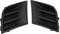 Car Front Fog Light Grill丨 Fog Light Grille丨1 Pair Left Right Front Bumper Fog Light Grille 7422A8 7422A9 Replacement for Peugeot 107 2009 2012 automotive exterior