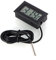 HpLive Mini thermomètre numérique LCD avec capteur externe pour réfrigérateur, congélateur, réfrigérateur, aquarium, thermomètre avec sonde (câble de 5 m)