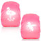 Regenschutz Schulranzen Einhorn Regenschutz für Rucksack Step By Step Regenhülle Wasserdichter Rucksack Überzug Reflektierend für Mädchen Kinder (2, Rosa)