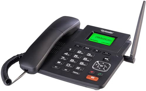 simvalley Communications Funktelefon: 4G-Tischtelefon, Hotspot-Funktion, WLAN, Akku, Versandrückläufer (GSM Telefon, GSM Tischtelefon, Funk)
