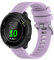Wownadu 20mm Bracelet Compatible pour Garmin Forerunner 245 55 165 645 158 Lilas Bracelets de Remplacement en Silicone Sport Strap Femme Homme, Accessoires (Pas de Tracker)