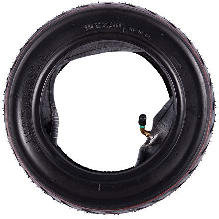 Doumneou 10X2.5 Vorder/Hinten Roller Reifen Rad Solide mit Innenschlauch für 10 Elektroroller Diy Ersatzreifen