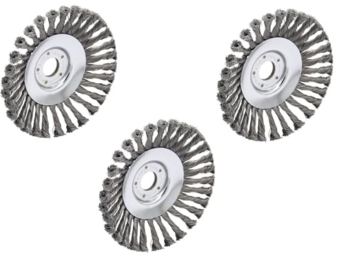 SECURA 3X Bürstenkopf Unkrautbürste für Motorsense Freischneider ab 30cm³ 20/24,5mm