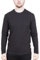 Mens Long Sleeve T-Shirt 100% Cotton Crew or Henley Neck Premium Top Black