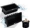 Hicare 2 Pack Extra Large Ice Block Mold -5 lbs Ice Bricks -Reusable Steel Reinforced Silicone Molds, Big Ice Cube Molds, Ice Bath Chiller, Ice Tray