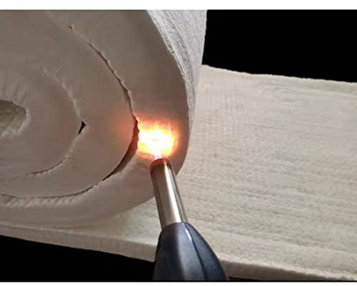 Keramische Faser-Isoliermatte, 20mm Feuerfeste Isolierung Baffle Für Geschirrspüler, Schmiede, Kamin, Brennöfen, Backofen, Bemessen Bis 2400F (Farbe : Weiß, Größe : 61x80cm)