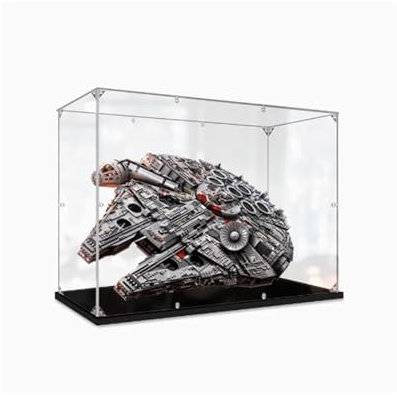 Boîte de rangement en acrylique transparent anti-poussière 75192 - Modèle soucoupe volante (88,9 x 38,9 x 57,9 cm) pour jouets Lego (modèles Lego non inclus) (3 mm)