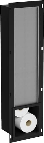 Mexen 1975, Aufbewahrung von Toilettenpapier X-Wall-B, Black