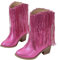 Stivali da bambina a metà polpaccio, punta a punta, stivali da cowboy, scarpe da equitazione western, con nappe e paillettes, tacco basso, per autunno inverno, feste, in pelle, alla moda, rosa, 34 EU