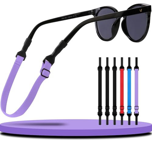 Payivsve 6 Brillenband Sonnenbrillenband, Brillenband für Sonnenbrillen&Presbyopie, Brillenkette für Brille zum Umhängen, Anti-drop