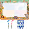 Aqua Doodle - Tapis de peinture à l'eau - Avec stylo à eau - Réutilisable - Jouet éducatif pour filles et garçons - Avec 4 modèles et 2 stylos - Cadeau d'anniversaire pour enfant