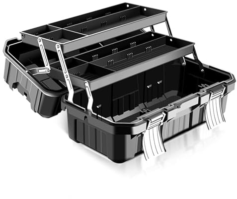 3 Layer Storage Box Tool Box Multifunction And Portable Storage Case For Art Craft Electrical Repair Dividers