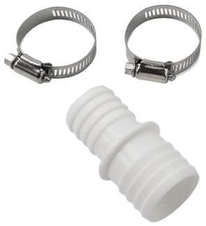 Conector 32-38 con abrazaderas para manguera de piscina