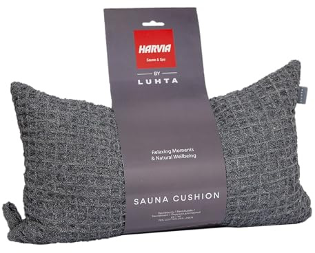 Harvia by Luhta Sauna Cushion 22x40 cm Grey