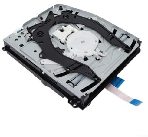 Unidad de disco con placa para PS4 Slim CUH-2215b, kit completo de reparación de unidad de disco óptico con placa plateado/negro/blanco, repuesto para modelo de consola 2215b