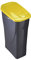MONDEX 77314 Cubo 15LT ECOBIN con Tapa Amarilla 42X31X20CM, Neutro, 25 x 29 x 44