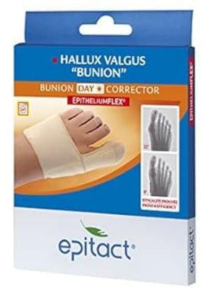 Epitact Bunion Corrector Flexible Hallux Valgus - Day use Bunion support that relieves pain and corrects the deviation while walking