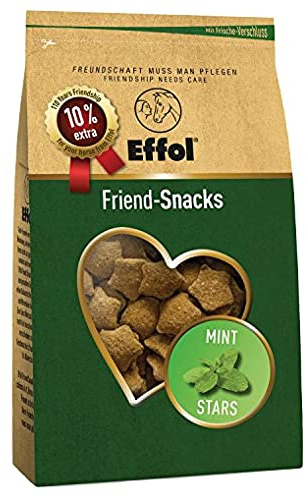 Effol Friend-Snacks - Mint Stars - 550g bag - Horse Equestrian Horse Feed