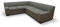 DOMO. collection Ecksofa Norma, Sofa in L-Form mit Holzfüßen, Eckcouch, Polsterecke 212 x 247 x 74 cm (BxTxH), in schlamm (grau)