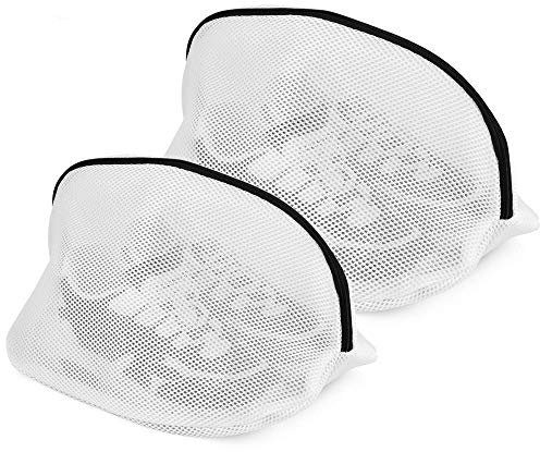 Yoassi 2 Stück Wäschebeutel für Schuhe/Sneaker Waschmaschine mit Reißverschluss Schuh-Wäschebeutel Schuhbeutel Wäschesack Schutz Wäschenetze für Aufbewahrung und die Reise