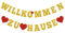 Willkommen zu Hause Banner Girlande Zuhause Party Familie Party Einzug Dekoration Herzlich Willkommen Baby Welcome to Home für Freund Verwandte Baby Gesundheit