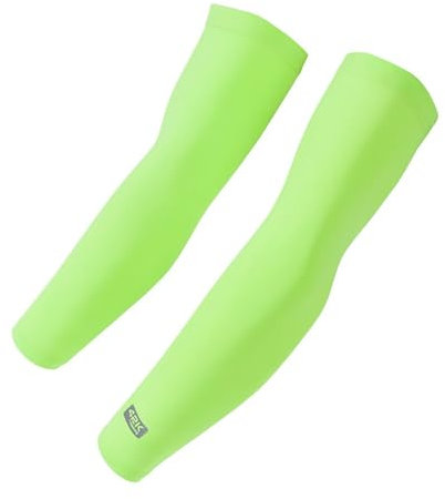 42K RUNNING - Manguitos Técnicos Deportivos Protección 42k Amarillo Fluor L/XL