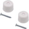 Rubber Door Stop White Pack of 2