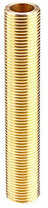 ExcInter 1/2 BSP 120mm Long Brass Running Nipple Threaded Plumbing Fitting Connector for Tank Connectors