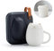 Entonic Tazas de gato con infusor y tapa, bonitas tazas de té kawaii de cerámica para remojar hojas sueltas, tetera de porcelana hecha a mano para oficina en casa, funda portátil inastillable de 350