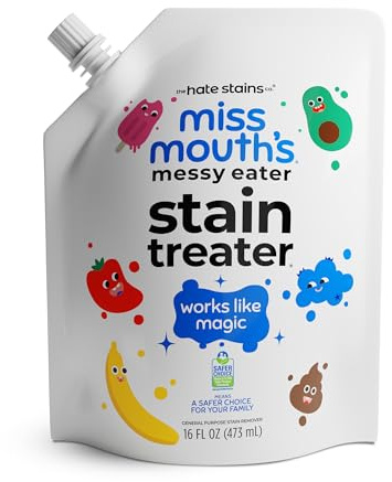 Miss Mouth's Messy Eater Refill 474g - Newborn & Baby Essentials - No Dry Cleaning, Grease, Coffee, Laundry, Underwear, Fabric