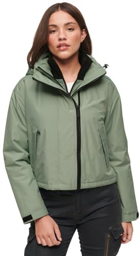 Superdry Damen Code SD-Windcheater Jacke Helles Jadegrün 40