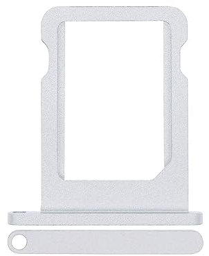 SIM-Kartenhalter Slot Tray Modul Ersatz kompatibel mit Apple iPad Pro 11 Zoll 2021/12,9 Zoll 2021 4. Generation (Silber)