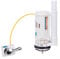 2in Toilet Cistern Flush Valve Overflow Lever Operated Dual Flush Toilet Tank, Toilet Tanks(For One Piece)