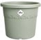 Elho Algarve Cilindro 30cm - Grand Pot de Fleurs Extérieur - Jardinières - Plastique 100% recyclé - Ø 29.5 x H 24.7 cm - Vert/Vert Thym