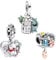 RMMY Charm Bear Monsters Boy Friend Heart Charm Anhänger für Armband Halskette Muttertag Geschenk für Frauen 925 Sterling Silber Beads with Zirkonia Schmuck