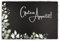 Finest Folia Schieferplatte Brotzeit 30x20cm Servierplatte beschriftet Dekoration zum servieren Deko Untersetzer Schiefer Buffet Essen wasserfest RVX001 (01 Eukalyptus)