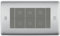 BG NBSTDM3G Brushed Steel 3 Gang Triple Master Touch Dimmer Switch Grey Inserts