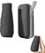 Nnicorns Mini Paraguas de Viaje, Protección UV, Protección Solar, paraguas plegable antiviento de 6 Costillas con organizador para Mujer, Niñas y Niños (Negro)