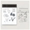 BrightGlow Weihnachten Transparente Stempel Set Stempel und Stanzschablonen Set Weihnachts Stanzformen Schablonen mit Santa Hirsch, Baum Silikonstempel und Stanzen Set für Weihnachten #10 13.99