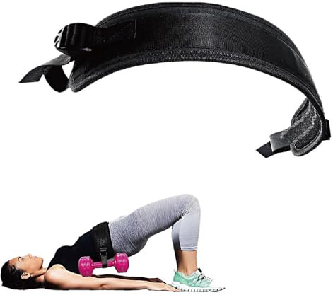YanBous Cintura Hip Thrust per Fitness e Pilates a casa – Cintura unisex per manubri, delicata sui fianchi, facile da usare per l’allenamento domestico