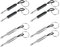 HDGSAFD Pack De 8 Porte-Clés Marshall, Porte-Clés en Métal, Décoration De Porte-Clés Pendentif, Gadgets, Cadeaux pour Les Amateurs De Guitare