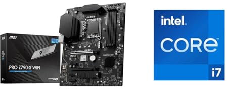 MSI PRO Z790-S WIFI Motherboard + Intel® Core™ i7-14700KF Desktop Processor 20 cores