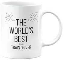 The Worlds Best Train Driver Mug, Happy Birthday Gifts for Colleague, Coworker, Boss, Manager, Leaving Present, Female, Male, Men, Women, Christmas, mm-CA-326b_19